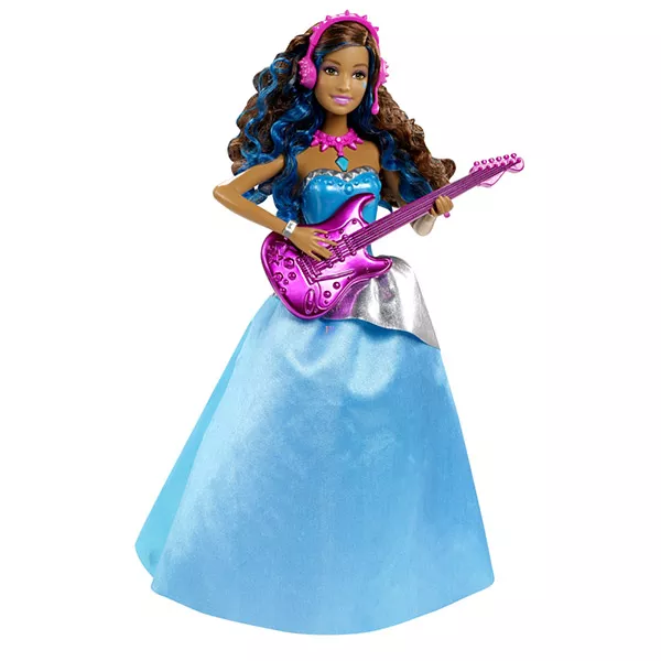 Barbie a Rocksztár hercegnő éneklő Erika hercegnő baba