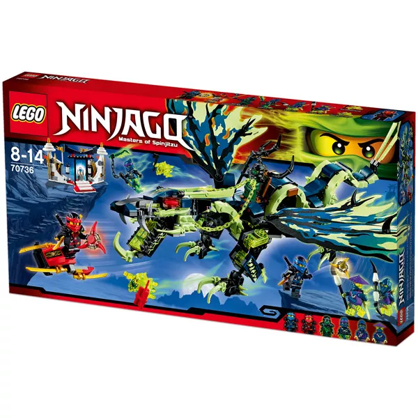 LEGO NINJAGO: A Morro sárkány támadása 70736 - CSOMAGOLÁSSÉRÜLT