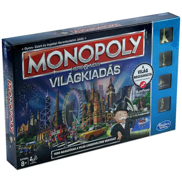 Monopoly Itt és Most Világkiadás társasjáték