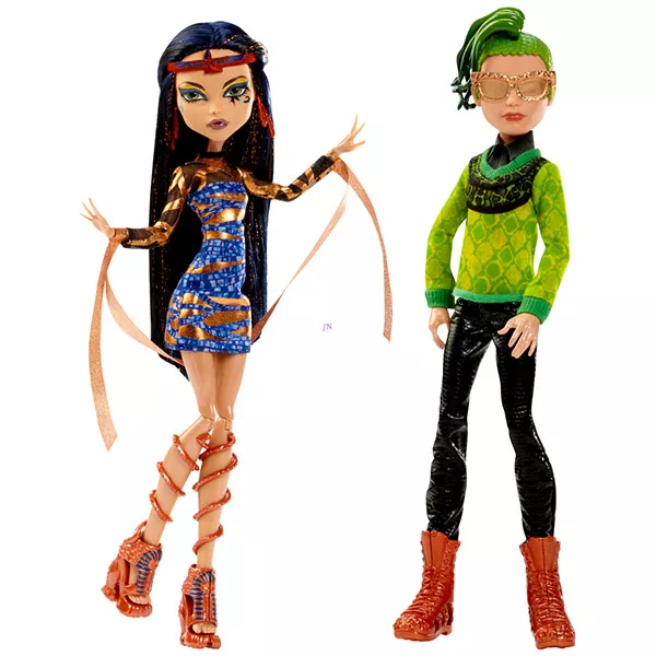 Monster High: Boo York Cleo és Deuce babák - 2 darabos készlet