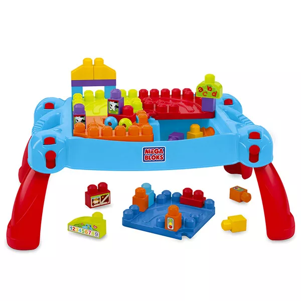Mega Bloks Hordozható, építő játékasztal