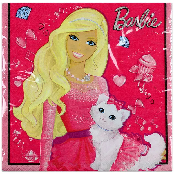 Barbie: Sparkle şerveţele - 20 buc.
