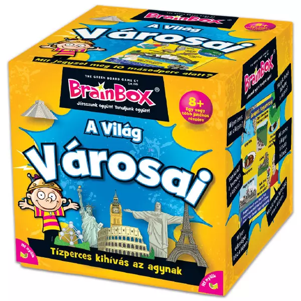 BrainBox: Oraşele lumii - joc de societate în lb. maghiară