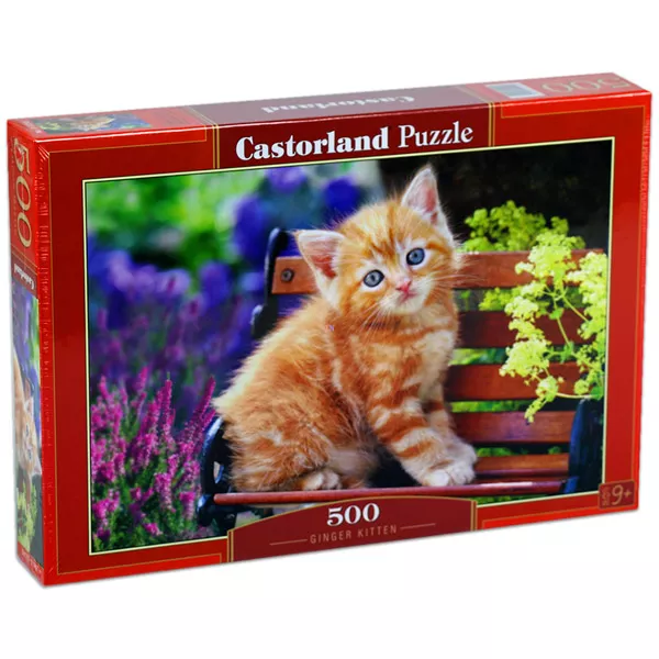 Vörös kiscica puzzle - 500 db