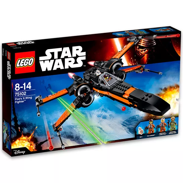 LEGO STAR WARS: Poe X-szárnyú vadászgépe 75102