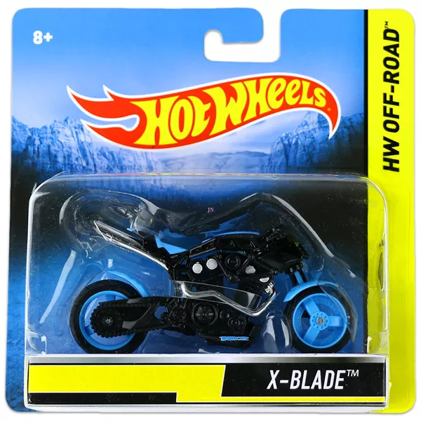 Hot Wheels: Street Power motorok - X-Blade - kék