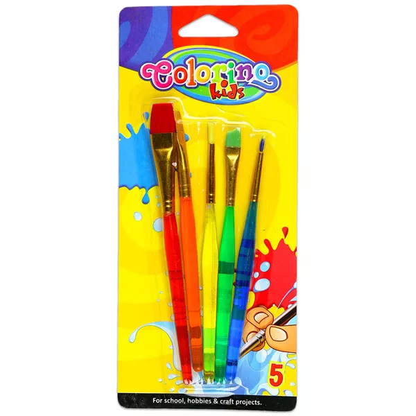 Colorino Kids: Set pensule - 5 buc.