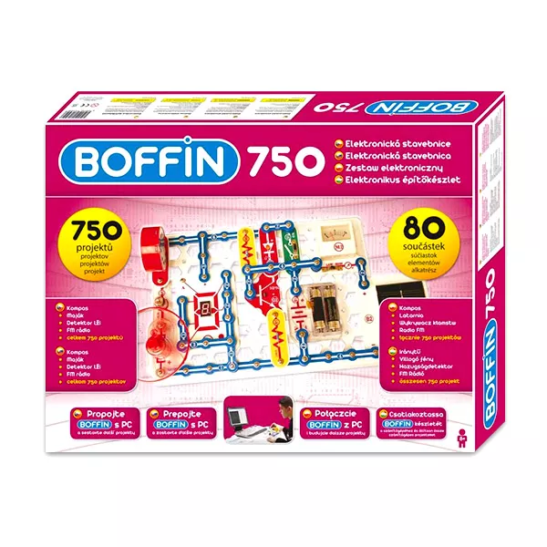 Boffin I-750 set electronic de ştiinţă cu instrucţiuni în lb. maghiară