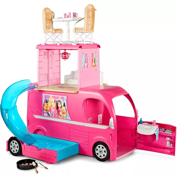 Barbie Pop-Up Camper lakóbusz