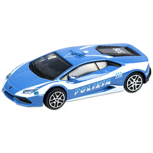 Bburago: Maşinuţă de poliţie Lamborghini Huracán LP 610-4 - albastru, 1:43