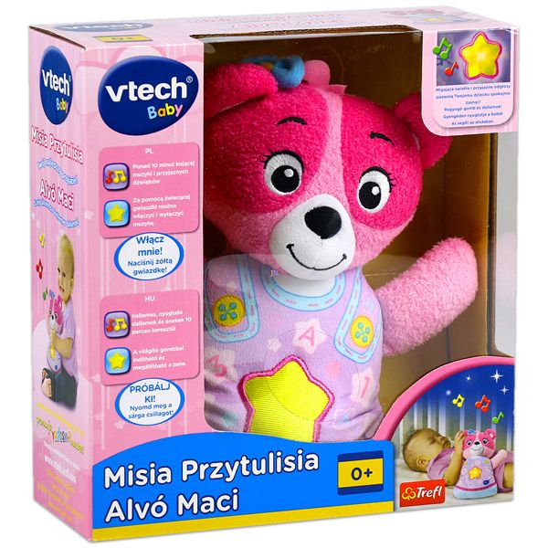 Vtech Teddy Bear Alvó Maci Rózsaszín Játéknethu