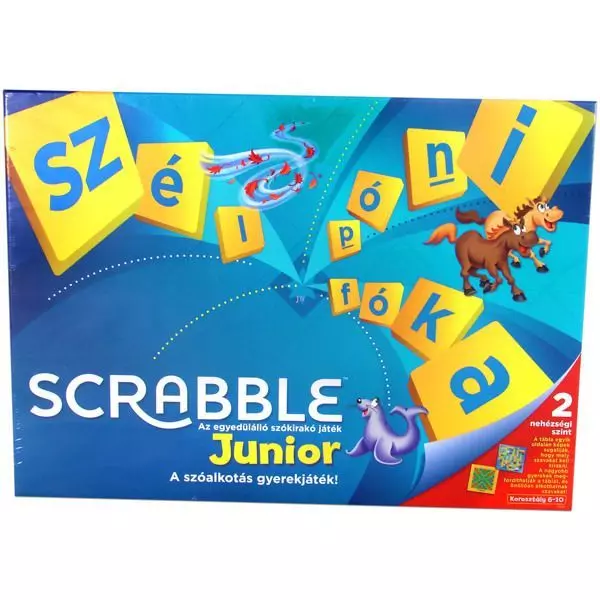 Scrabble Original Junior társasjáték - CSOMAGOLÁSSÉRÜLT