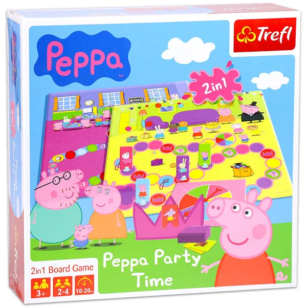 Peppa Malac: Party Time - társasjáték kicsiknek