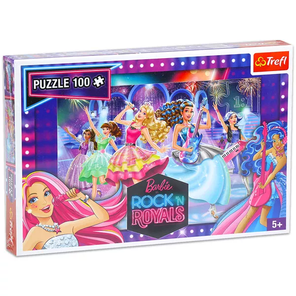 Barbie: a rocksztár hercegnő 100 darabos puzzle