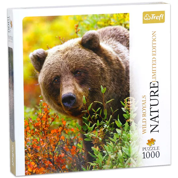 Nature Limited Edition: Nemes vadak puzzle - Grizzly medve, 1000 db