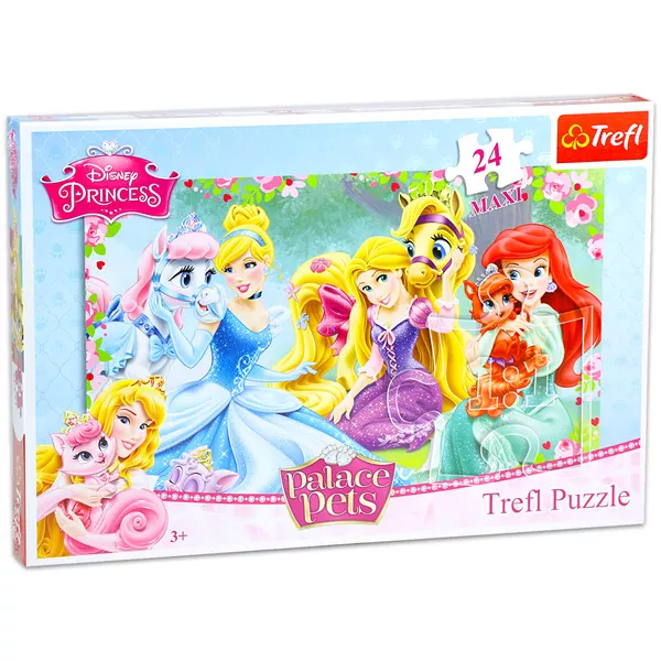 Trefl: Disney hercegnők - Palota kedvencek 24 darabos maxi puzzle