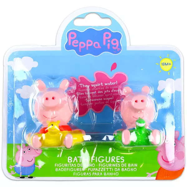 Peppa Pig figurine de baie - Peppa Pig şi George