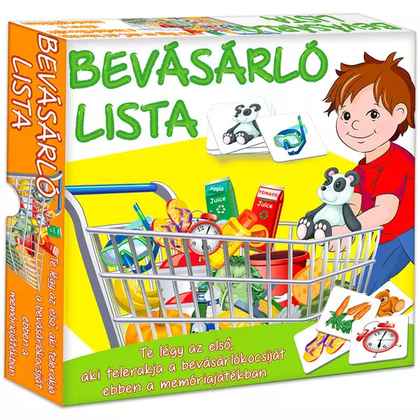 Lista della spesa - gioco da tavolo in lingua ungherese