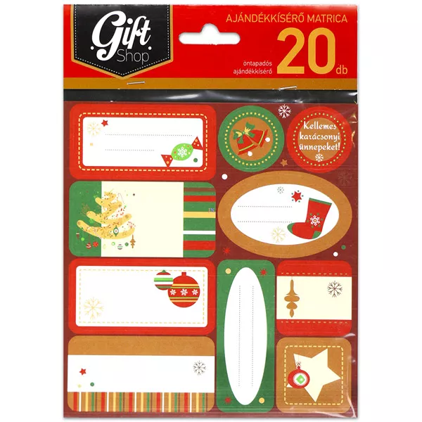 Set cu 20 etichete cadouri - decor Crăciun