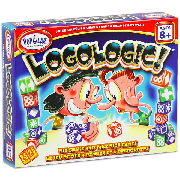 Logologic szín és formaegyeztető stratégia játék