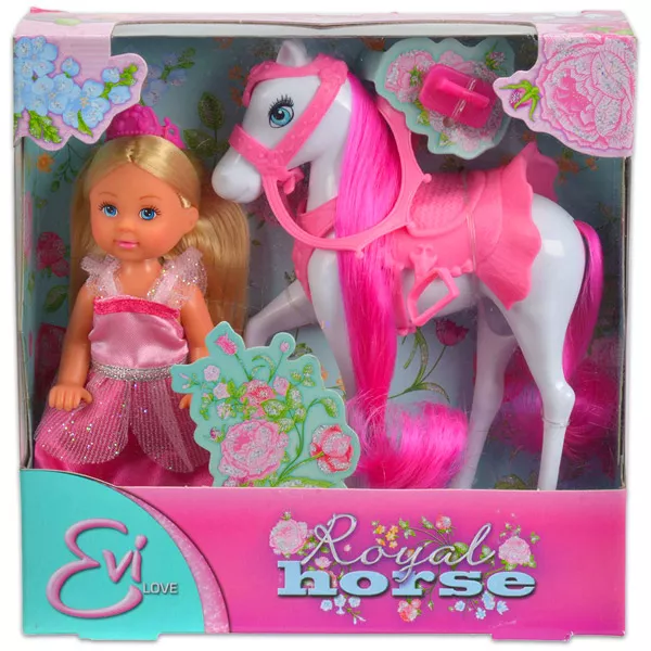 Évi hercegnő baba lóval