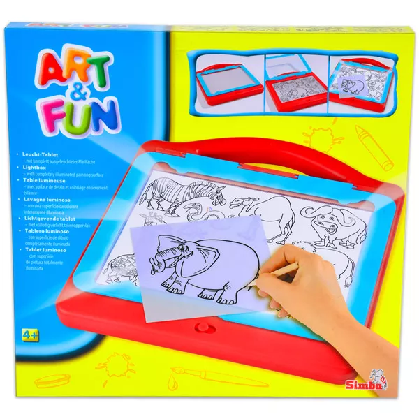 Art and Fun: tabla de desen cu lumină