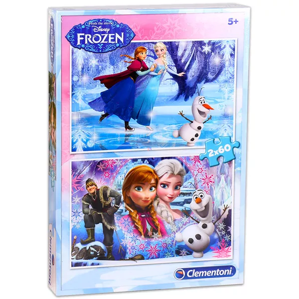 Clementoni: Frozen - puzzle cu 2 x 60 piese