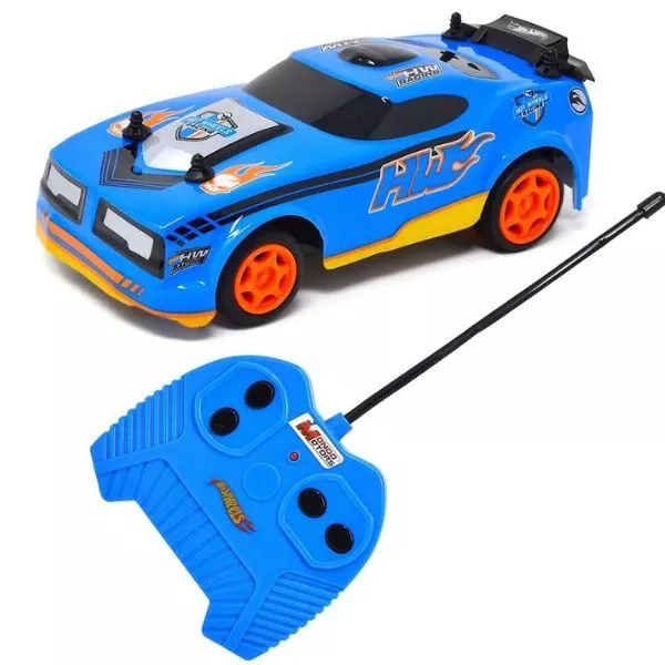 Hot Wheels: távirányítós Fast Fish RC autó - kék, 1:28