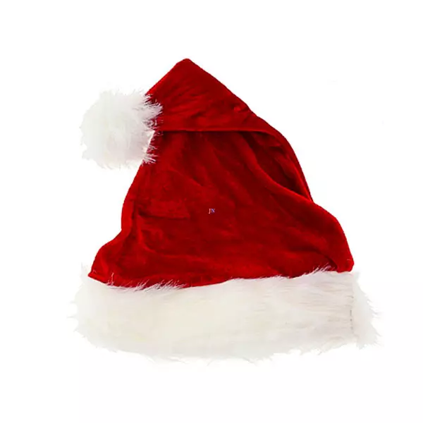 Cappello di Babbo Natale, velluto - taglia S bambino