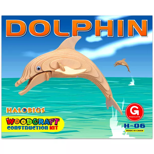 3D Fa makett - Delfin