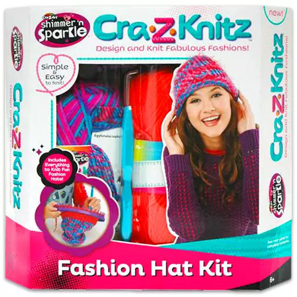 Cra-Z-Knitz - Set pentru şapcă trendy