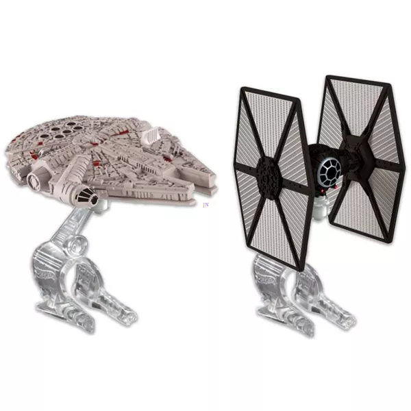 Hot Wheels: Star Wars First Order Tie Fighter vs. Millennium Falcon Starship