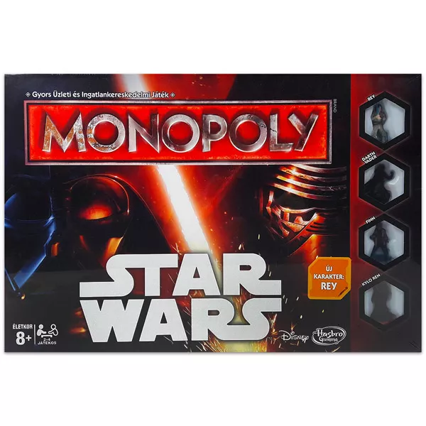Monopoly ediţie Star Wars - joc de societate în lb. maghiară