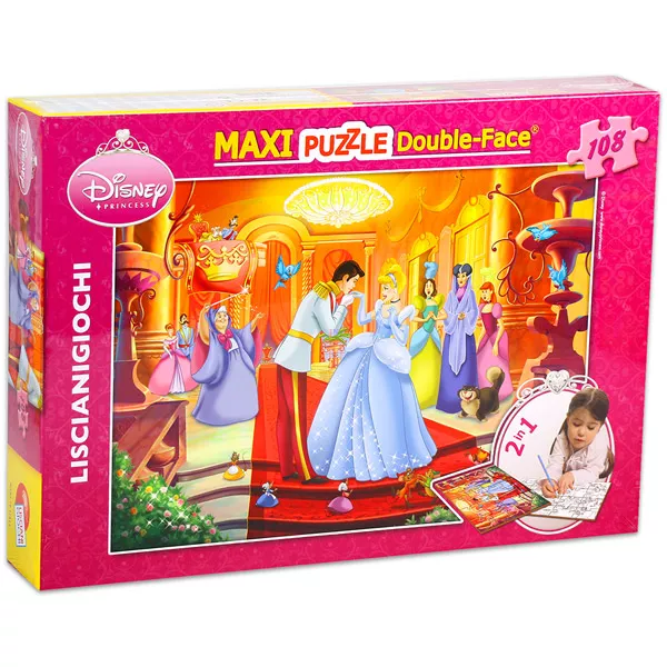 Hamupipőke 108 darabos színezhető maxi puzzle