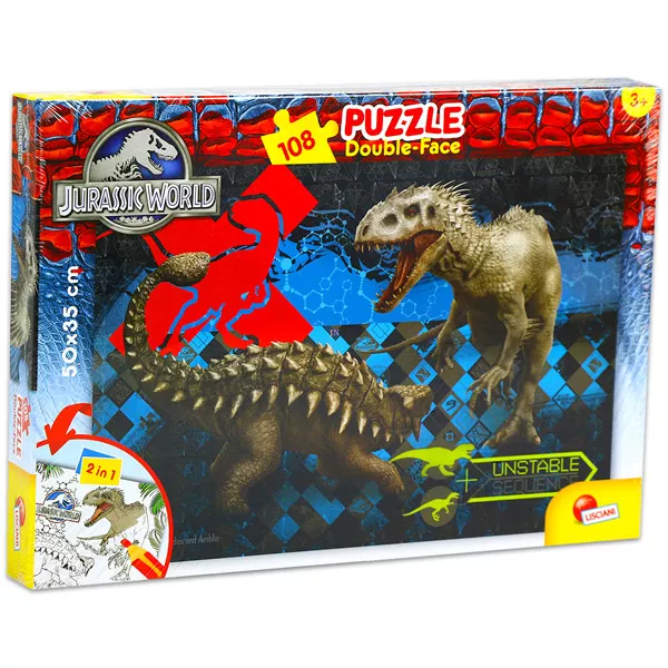Jurassic World 108 darabos színezhető puzzle