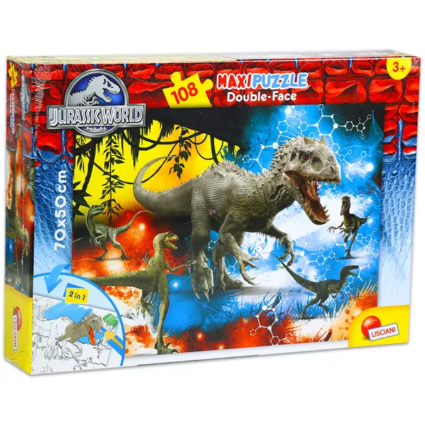 Jurassic World 108 darabos színezhető maxi puzzle - Indominus Rex