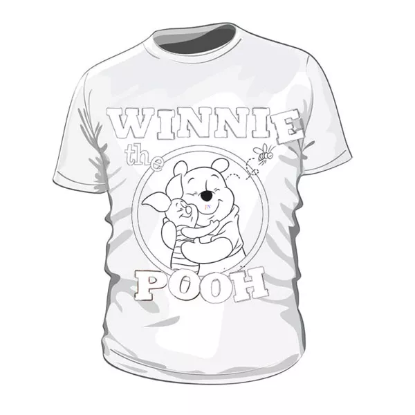 Winnie the Pooh: Set colorează tricoul - 122-128 cm