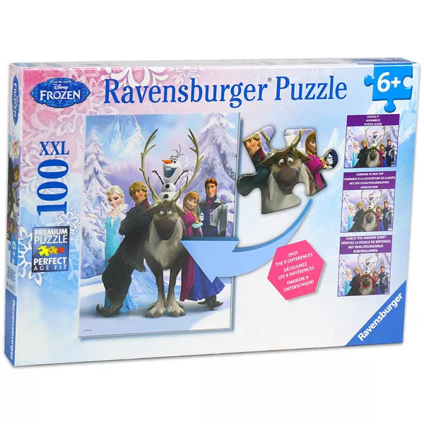Ravensburger Disney hercegnők Jégvarázs 100 darabos XXL puzzle
