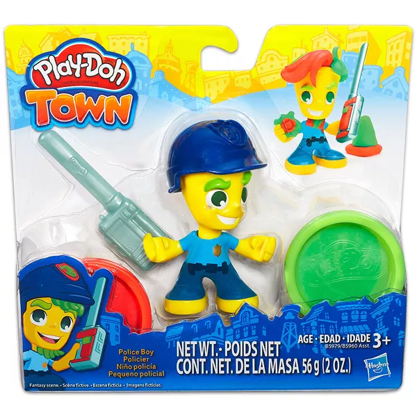 Play-Doh Város Rendőr fiú figura játékgyurma