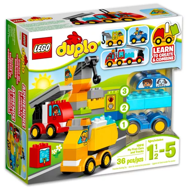 LEGO DUPLO: Primele mele maşini şi camioane 10816