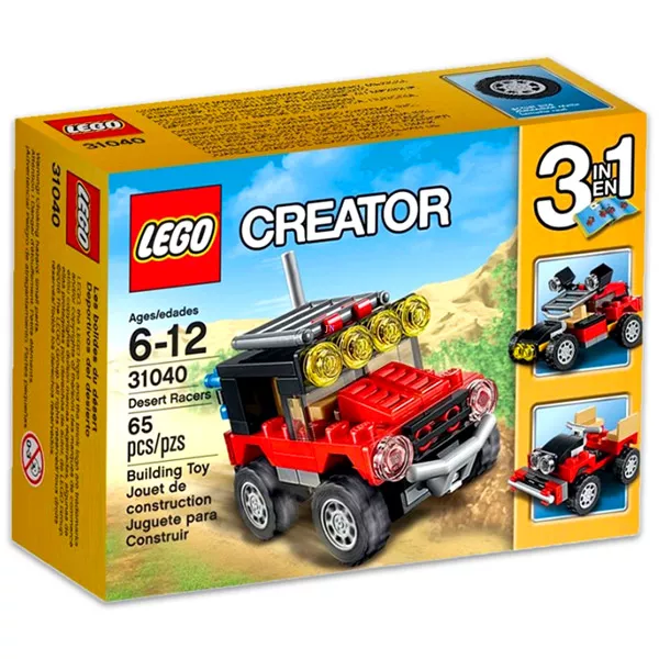 LEGO CREATOR: Sivatagi járművek 31040