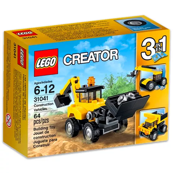 LEGO CREATOR: Építési munkagépek 31041