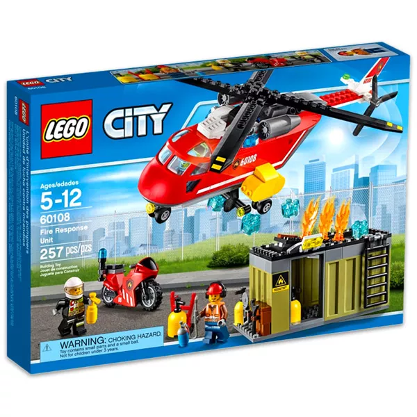 LEGO CITY: Sürgősségi tűzoltó egység 60108
