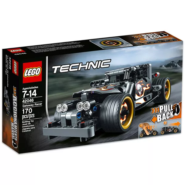 LEGO TECHNIC: Menekülő versenyautó 42046