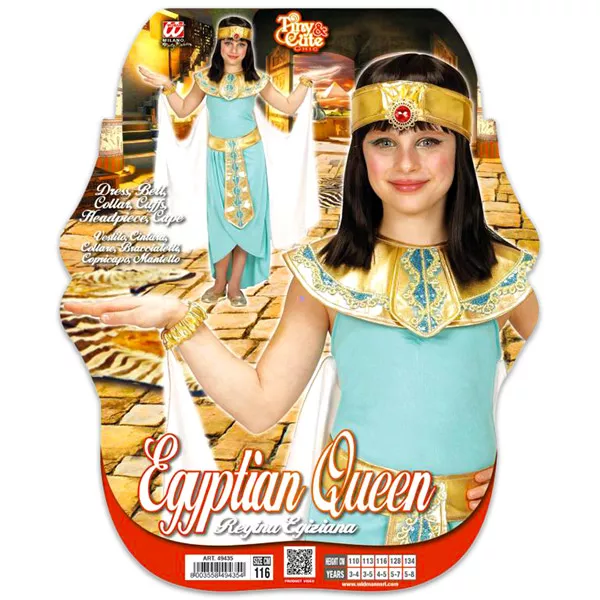 Egyiptomi hercegnő jelmez - 116 cm-es méret
