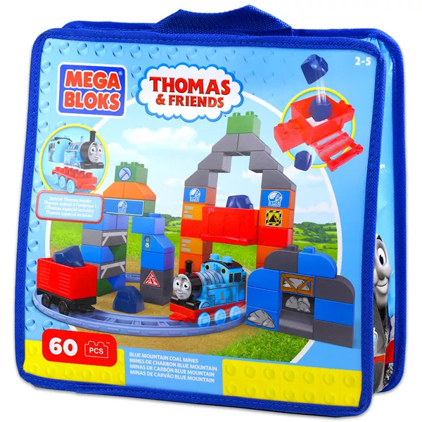 Mega Bloks Thomas kék hegy szénbánya 60 darabos