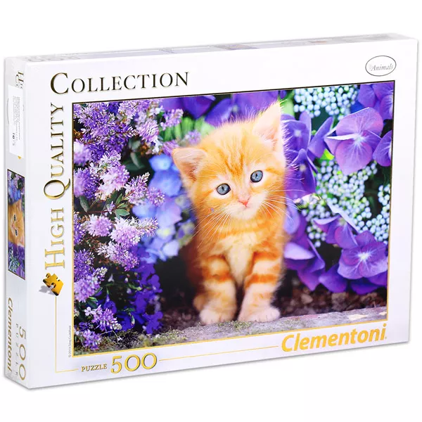 Clementoni: Vörös kiscica 500 darabos puzzle