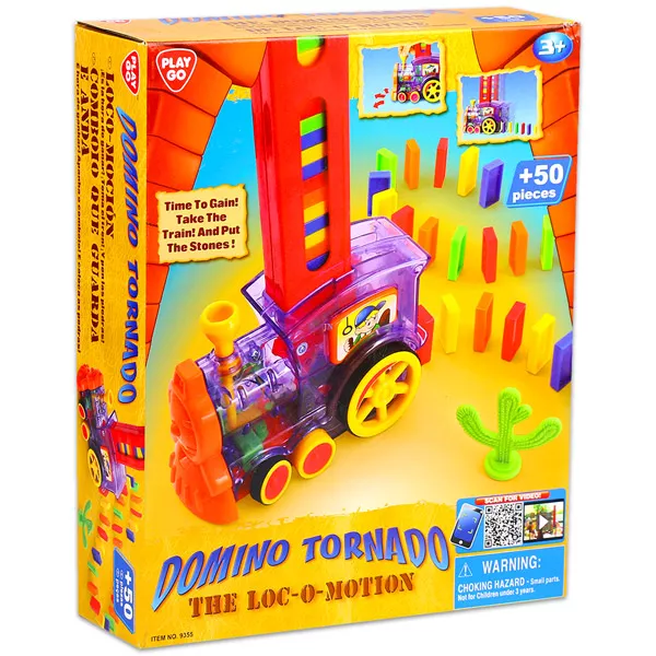 Domino Tornado - Set domino cu locomotivă