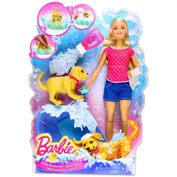 Barbie pancsoló kutyus szett
