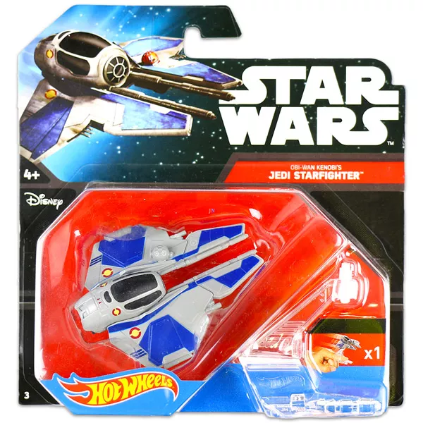 Hot Wheels: Star Wars - Obi-Wan Kenobi Jedi Starfighter űrhajója